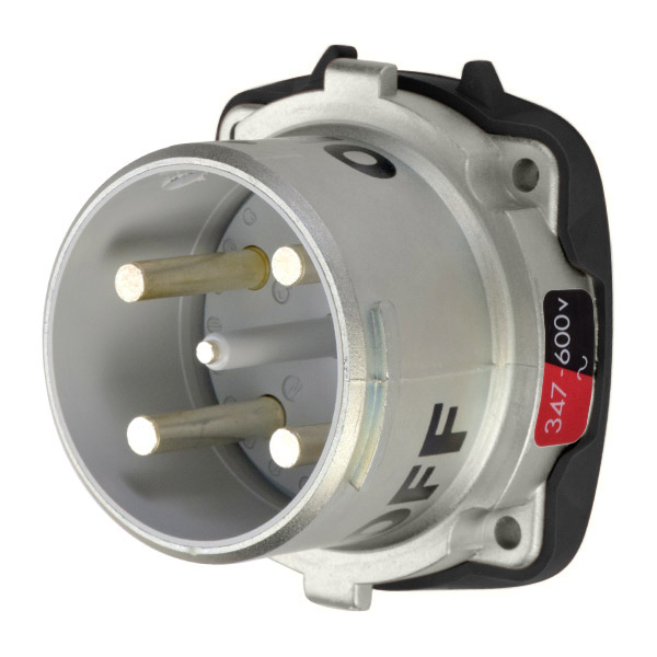 37-68187-C-K14 - DS100C INLET METAL SIZE 4 TYPE 3R 3P+N+G 100A 347/600 VAC 60 Hz NO AUX